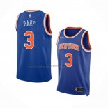 Maglia New York Knicks Josh Hart #3 Icon Blu