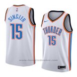 Maglia Oklahoma City Thunder Kyle Singler #15 Association 2018 Bianco