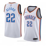 Maglia Oklahoma City Thunderr Bryce Alford #22 Association 2018 Bianco