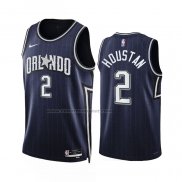 Maglia Orlando Magic Caleb Houstan #2 Citta 2023-24 Blu