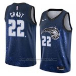 Maglia Orlando Magic Jerian Grant #22 Citta 2018 Blu