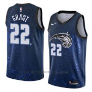 Maglia Orlando Magic Jerian Grant #22 Citta 2018 Blu