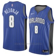 Maglia Orlando Magic Mario Hezonja #8 Icon 2018 Blu