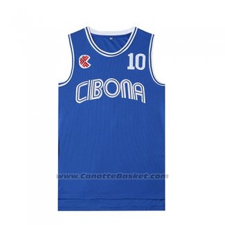 Maglia Pelicula Cibona Petrovic Blu