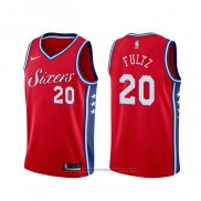 Maglia Philadelphia 76ers Markelle Fultz #20 Statement Rosso