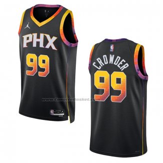 Maglia Phoenix Suns Jae Crowder #99 Statement 2022-23 Nero