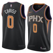 Maglia Phoenix Suns Marquese Chriss #0 Statement 2018 Nero