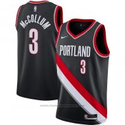 Maglia Portland Trail Blazers C.j. McCollum #3 2017-18 Rosso