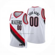 Maglia Portland Trail Blazers Personalizzate Association 2024-25 Bianco