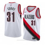 Maglia Portland Trail Blazers Seth Curry #31 Association 2018 Bianco