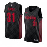 Maglia Portland Trail Blazers Seth Curry #31 Citta 2018 Nero