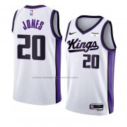 Maglia Sacramento Kings Colby Jones #20 Association 2023-24 Bianco