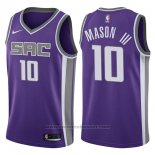Maglia Sacramento Kings Frank Mason Iii #10 Icon 2017-18 Viola