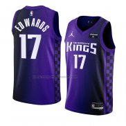 Maglia Sacramento Kings Kessler Edwards #17 Statement 2023-24 Viola