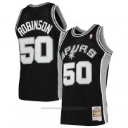 Maglia San Antonio Spurs David Robinson #50 Mitchell & Ness Nero