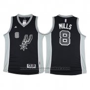 Maglia San Antonio Spurs Patty Mills #8 Nero