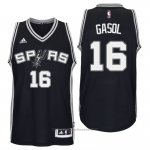 Maglia San Antonio Spurs Pau Gasol #16 Nero