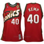 Maglia Seattle SuperSonics Shawn Kemp #40 Historic Retro Rosso