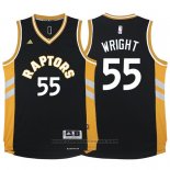 Maglia Toronto Raptors Delon Wright #55 Nero Or