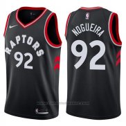 Maglia Toronto Raptors Lucas Nogueira #92 Statement 2017-18 Nero