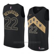 Maglia Toronto Raptors Malachi Richardson #22 Citta 2018 Nero