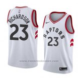 Maglia Toronto Raptors Malachi Richardson #23 Association 2018 Bianco