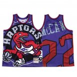 Maglia Toronto Raptors Patrick Mccaw #22 Mitchell & Ness Big Face Viola