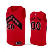 Maglia Toronto Raptors Personalizzate Icon 2020-21 Rosso