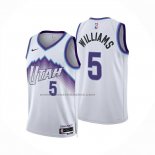 Maglia Utah Jazz Cody Williams No 5 Association 2025-26 Bianco