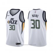 Maglia Utah Jazz Georges Niang #30 Association Bianco