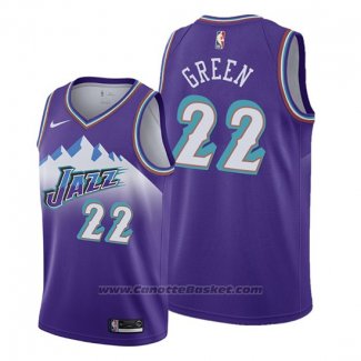 Maglia Utah Jazz Jeff Green #22 Hardwood Classics 2019-20 Viola