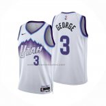 Maglia Utah Jazz Keyonte George No 3 Association 2025-26 Bianco