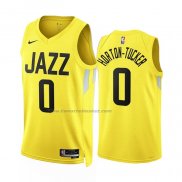 Maglia Utah Jazz Talen Horton-tucker #0 Icon 2022-23 Giallo