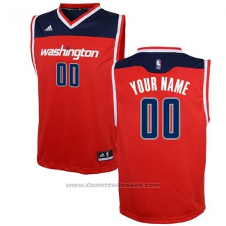 Maglia Washington Wizards Adidas Personalizzate Rosso