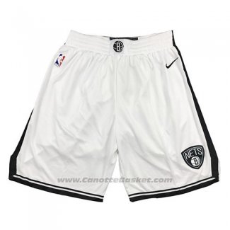 Pantaloncini Brooklyn Nets Association 2019 Bianco