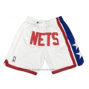 Pantaloncini Brooklyn Nets Just Don 2019 Bianco