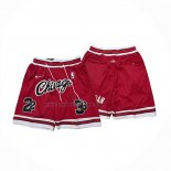Pantaloncini Chicago Bulls Mitchell & Ness Just Don Rosso