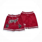 Pantaloncini Chicago Bulls Mitchell & Ness Just Don Rosso