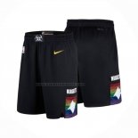 Pantaloncini Denver Nuggets Citta 2025-26 Nero