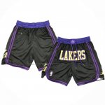 Pantaloncini Los Angeles Lakers Citta Just Don 2023-24 Nero