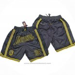 Pantaloncini Los Angeles Lakers Mamba Nero2