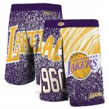 Pantaloncini Los Angeles Lakers Mitchell & Ness 1960 Viola