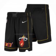 Pantaloncini Miami Heat Citta 2021-22 Nero