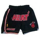 Pantaloncini Miami Heat Just Don Nero