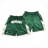 Pantaloncini Milwaukee Bucks Just Don Verde