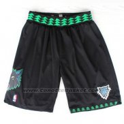 Pantaloncini Minnesota Timberwolves Retro Nero