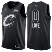 Maglia All Star 2018 Cleveland Cavaliers Kevin Love #0 Nero