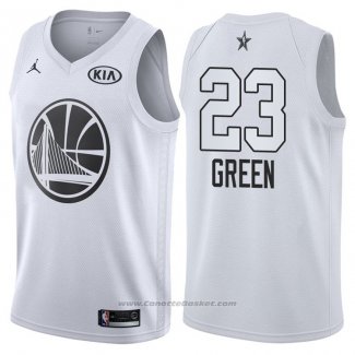 Maglia All Star 2018 Golden State Warriors Draymond Green #23 Bianco