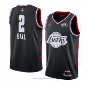 Maglia All Star 2019 Los Angeles Lakers Lonzo Ball #2 Nero