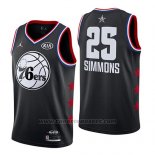 Maglia All Star 2019 Philadelphia 76ers Ben Simmons #25 Nero